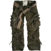 heren abercrombie fitch lang cargo broek pocket band olijfgroen Stopcontact 0ti77118